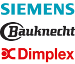 Markenpartner: Siemens, Bauknecht, Dimplex